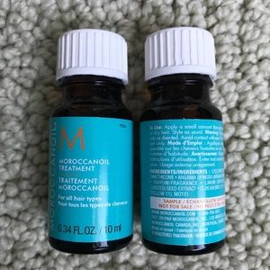 2 bottles Moroccanoil Treatment, travel size